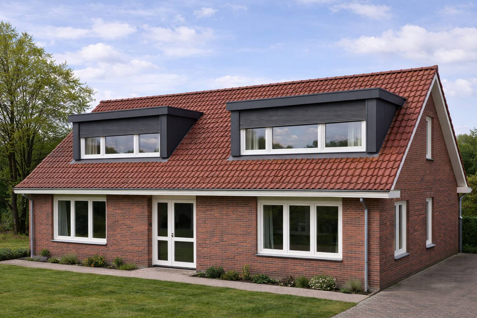 2 prefab dakkapellen