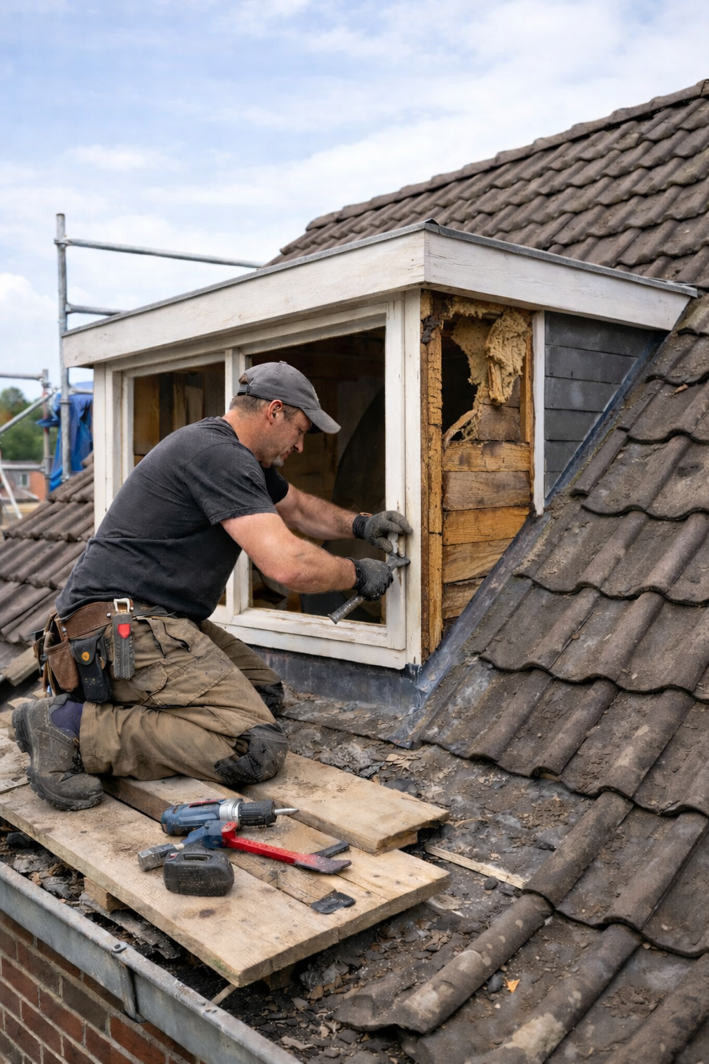 Renovatie dakkapel