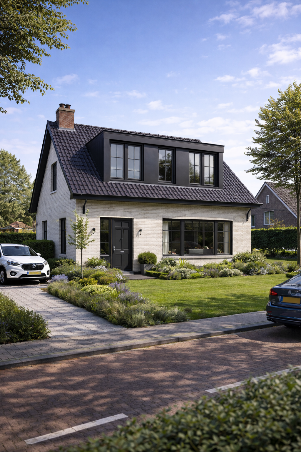 voorzijde prefab dakkapel