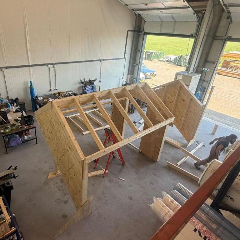 Prefab dakkapel wordt gemaakt door Steenoven Prefab